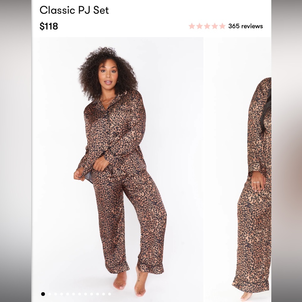 NWT Show Me Your Mumu Classic Pj Set Cheetah